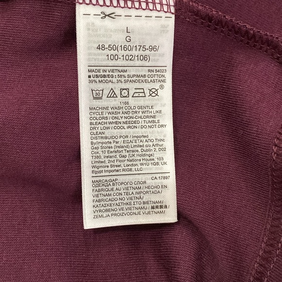 Purple Gap Long Sleeve Dress - Picture 3 of 3